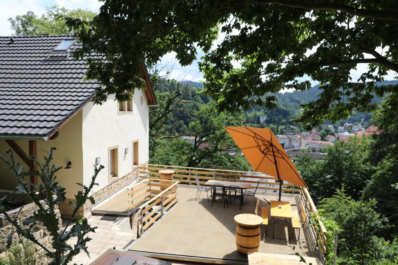 Luxusboofe - Ferienhaus Am Lilienstein Königstein an der Elbe Exterior foto